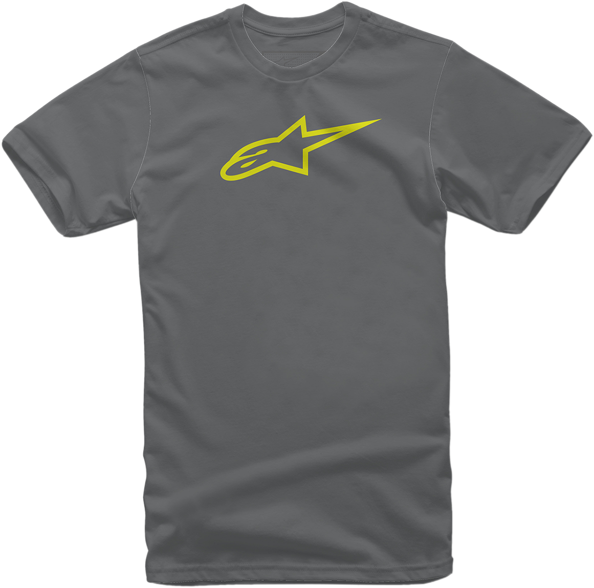 ALPINESTARS Ageless TShirt Charcoal/HiVis Yellow