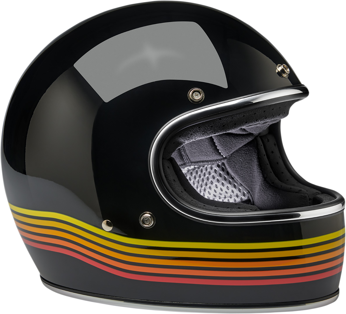 BILTWELL Gringo Helmet  Gloss Black Spectrum