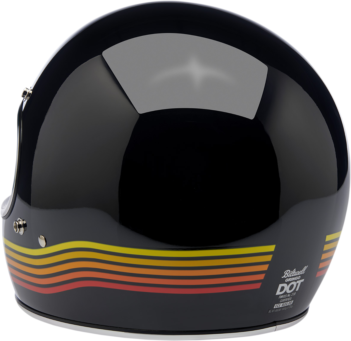 BILTWELL Gringo Helmet  Gloss Black Spectrum