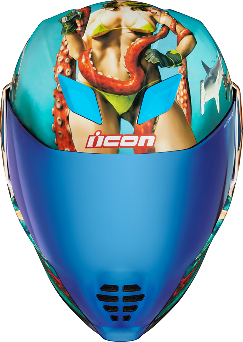 ICON Airflite™ Helmet  Pleasuredome 4  Blue