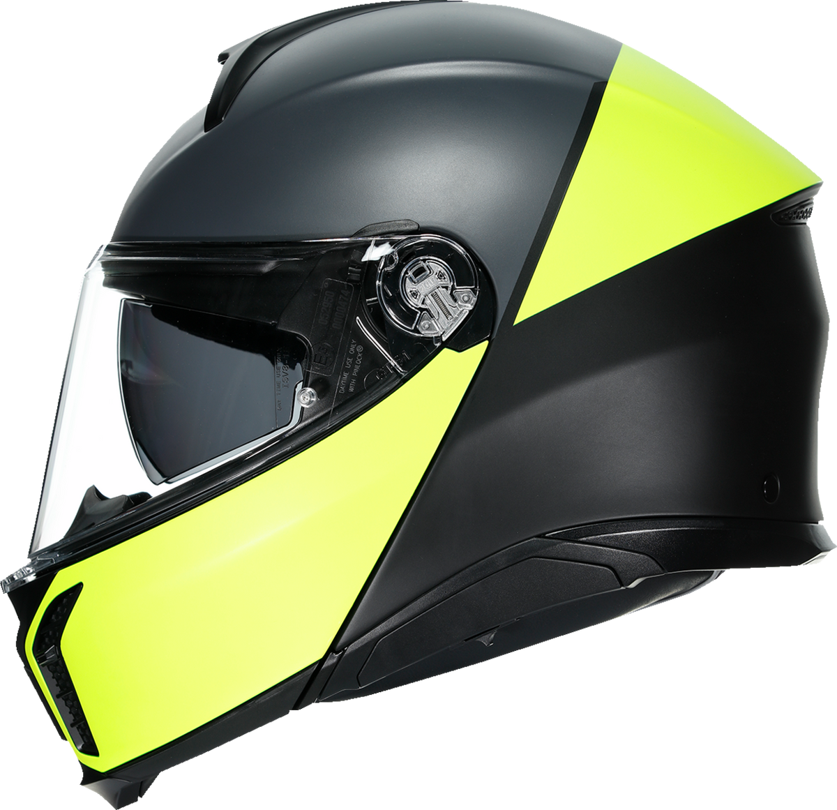 AGV Tourmodular Helmet  Balance  Black/Yellow Fluo/Gray