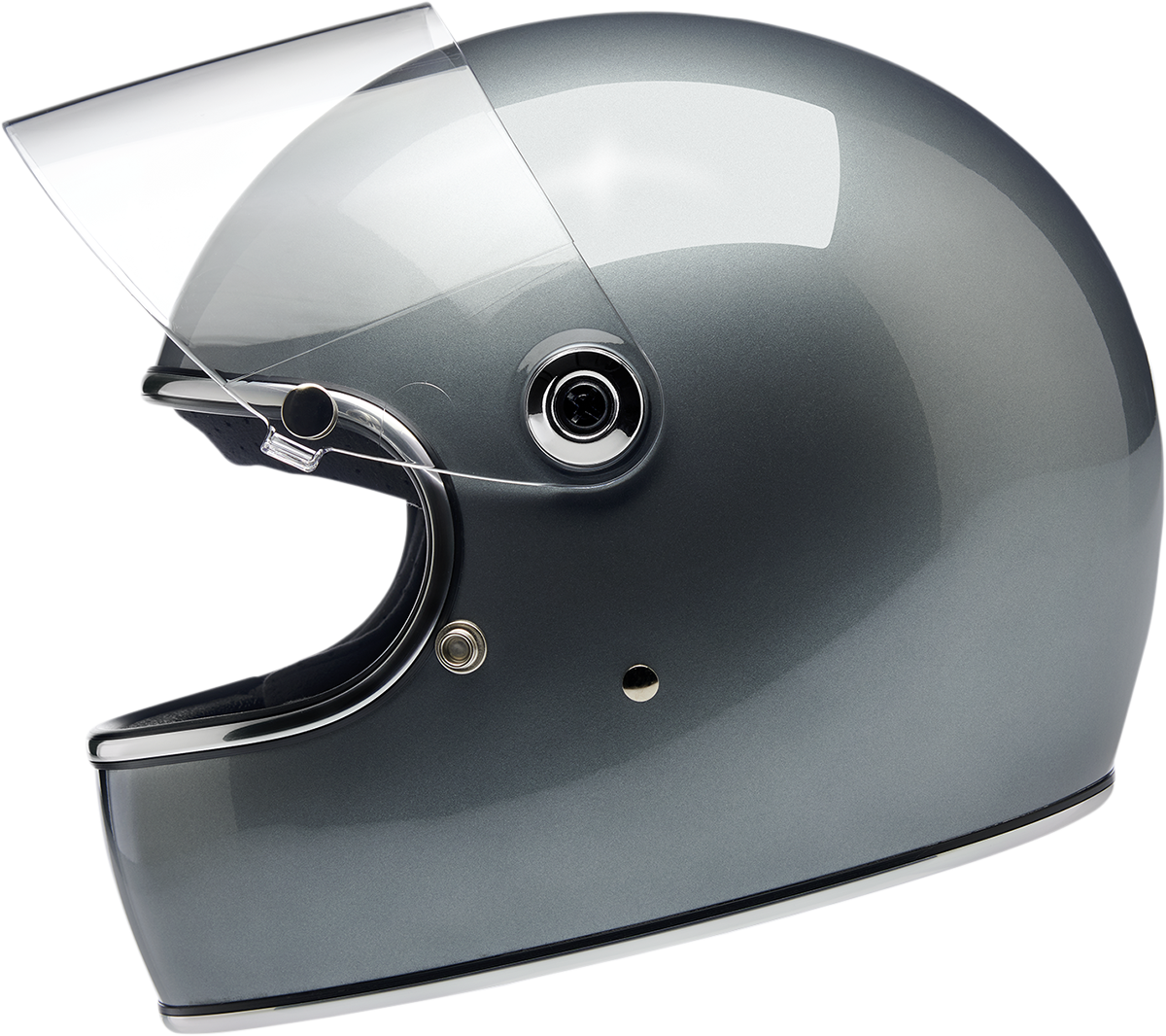 BILTWELL Gringo S Helmet  Metallic Sterling