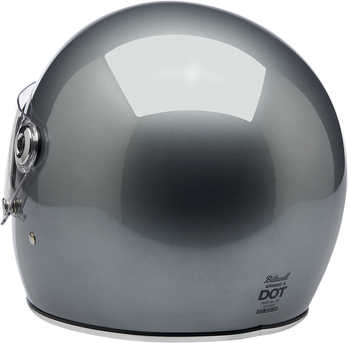 BILTWELL Gringo S Helmet  Metallic Sterling