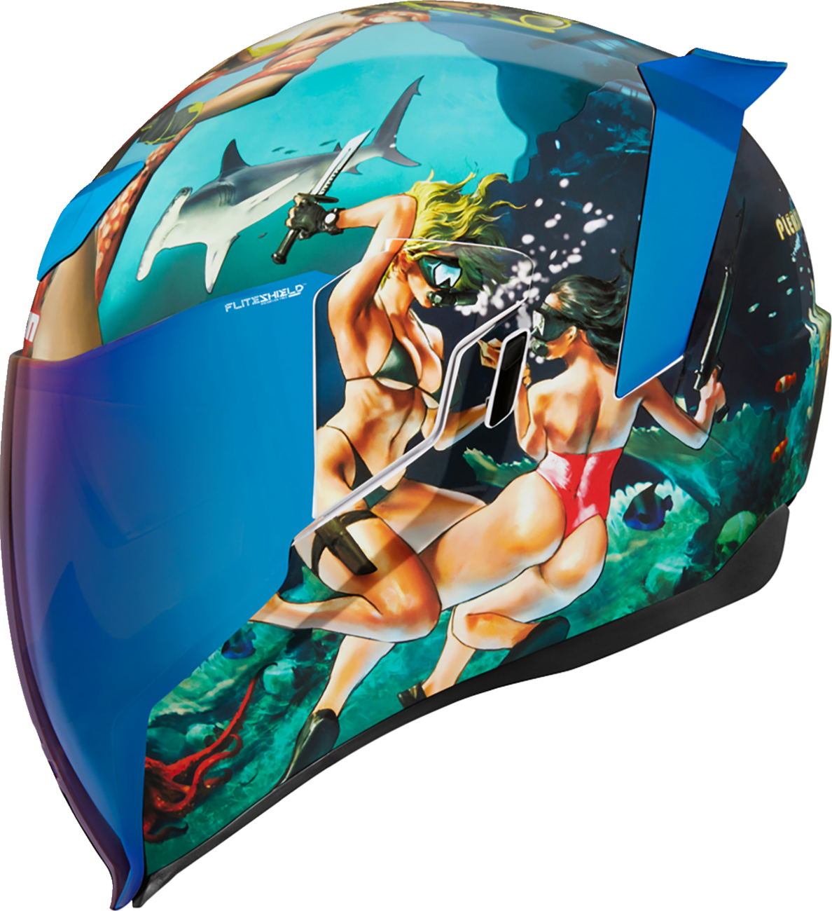 ICON Airflite™ Helmet  Pleasuredome 4  Blue