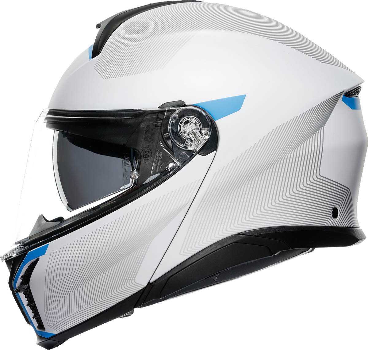AGV Tourmodular Helmet  Frequency  Light Gray/Blue