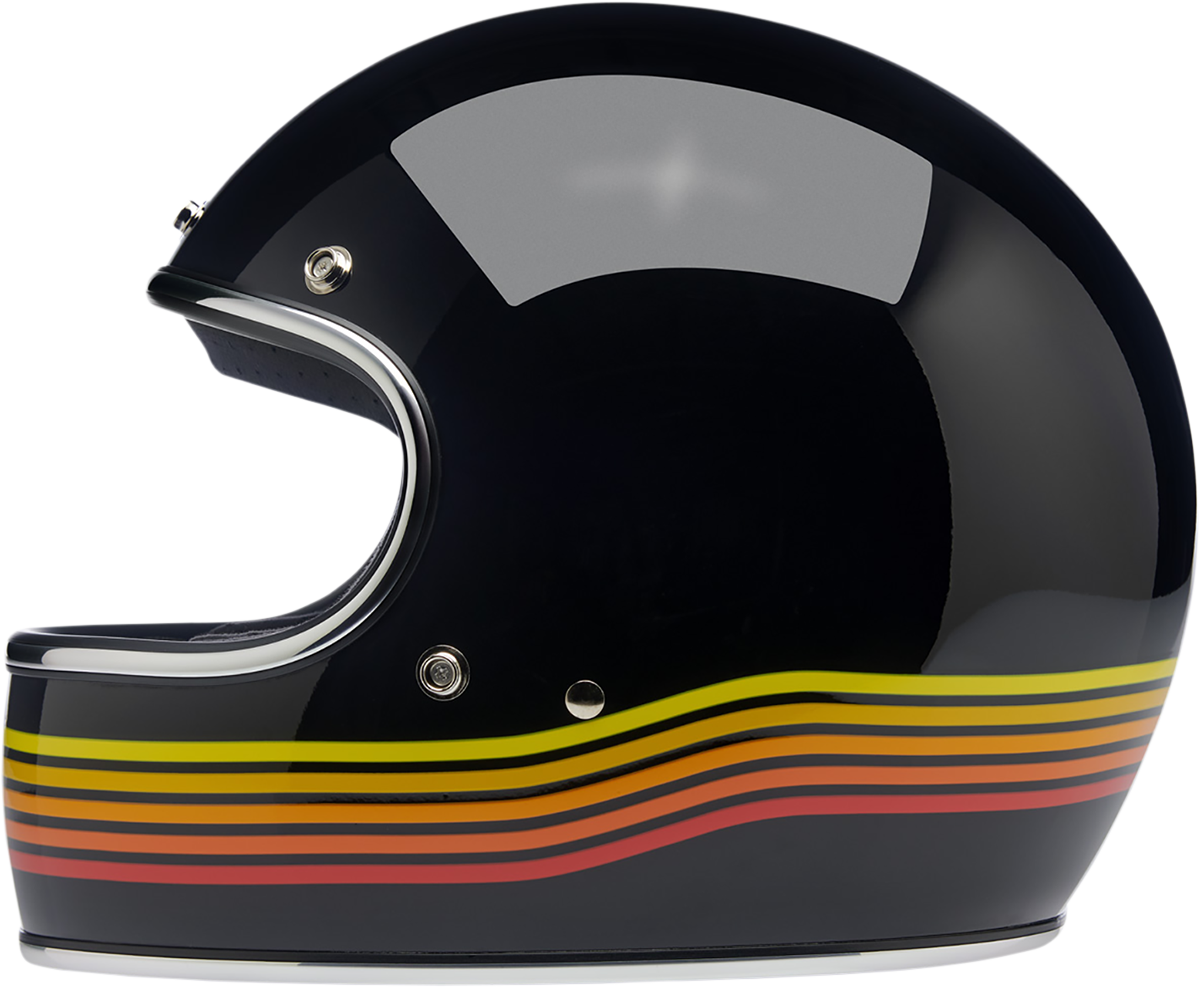 BILTWELL Gringo Helmet  Gloss Black Spectrum