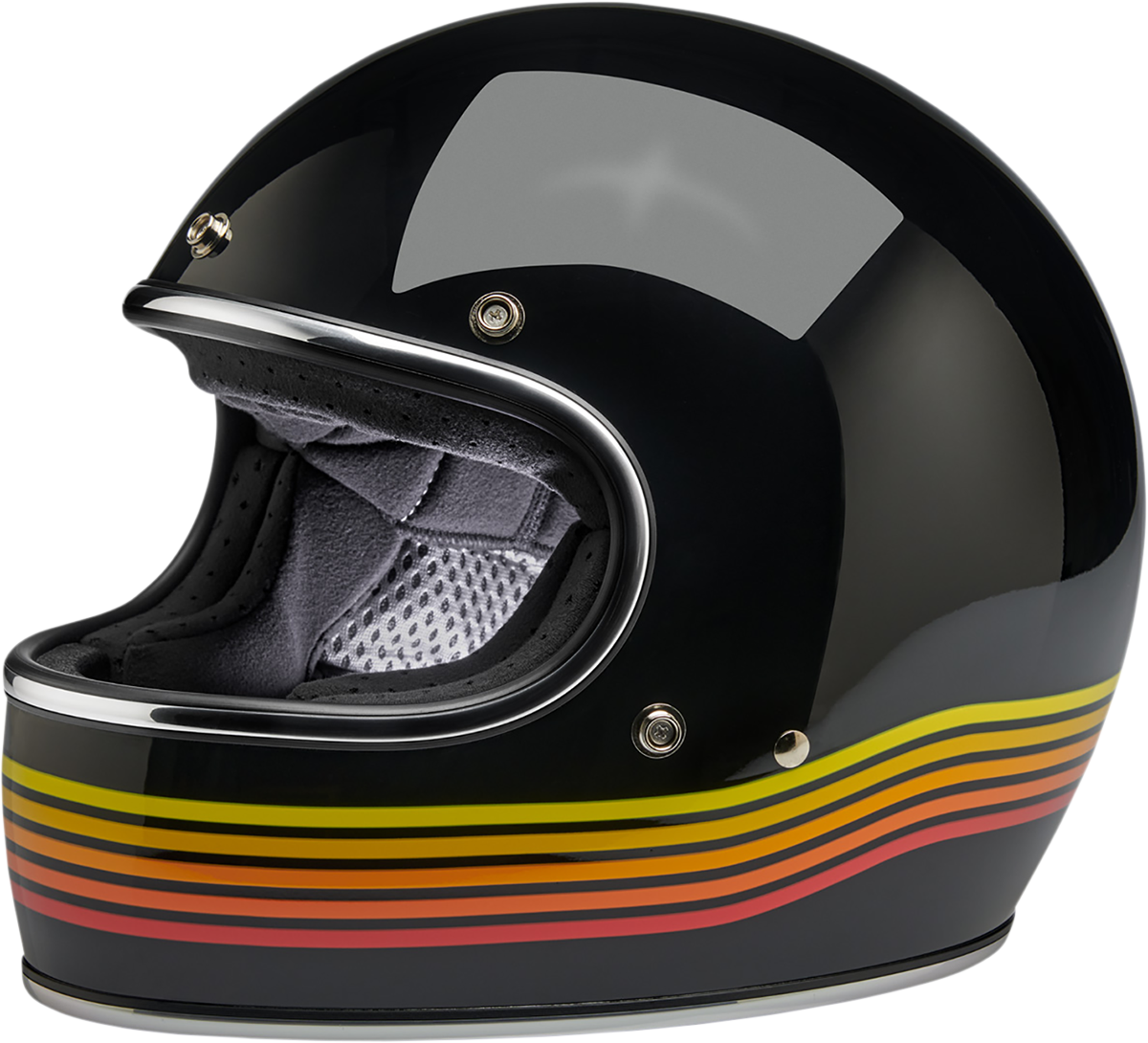 BILTWELL Gringo Helmet  Gloss Black Spectrum