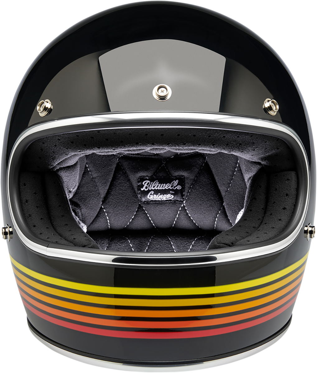 BILTWELL Gringo Helmet  Gloss Black Spectrum
