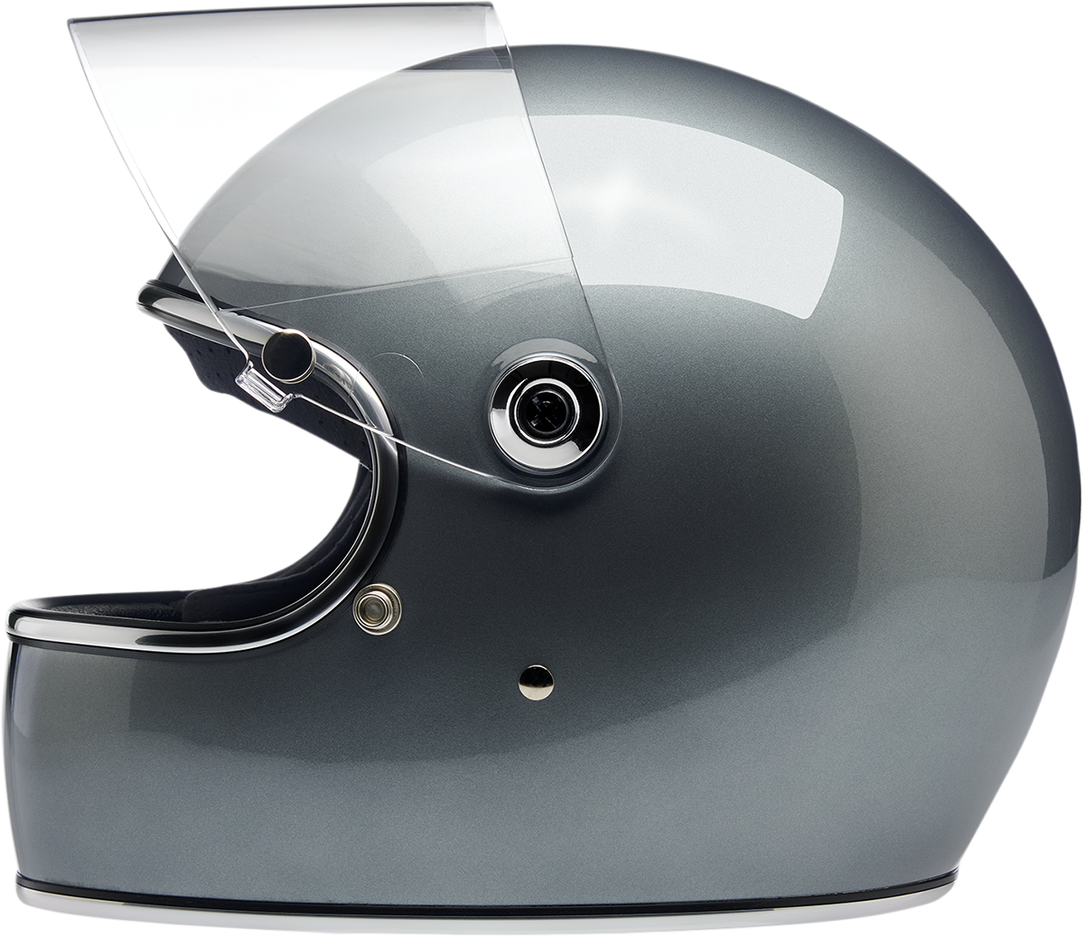 BILTWELL Gringo S Helmet  Metallic Sterling