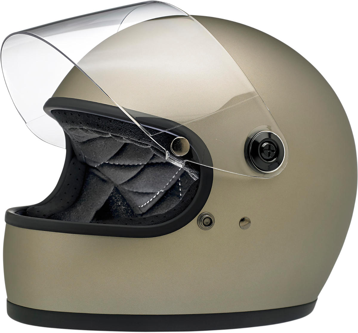 BILTWELL Gringo S Helmet  Flat Titanium