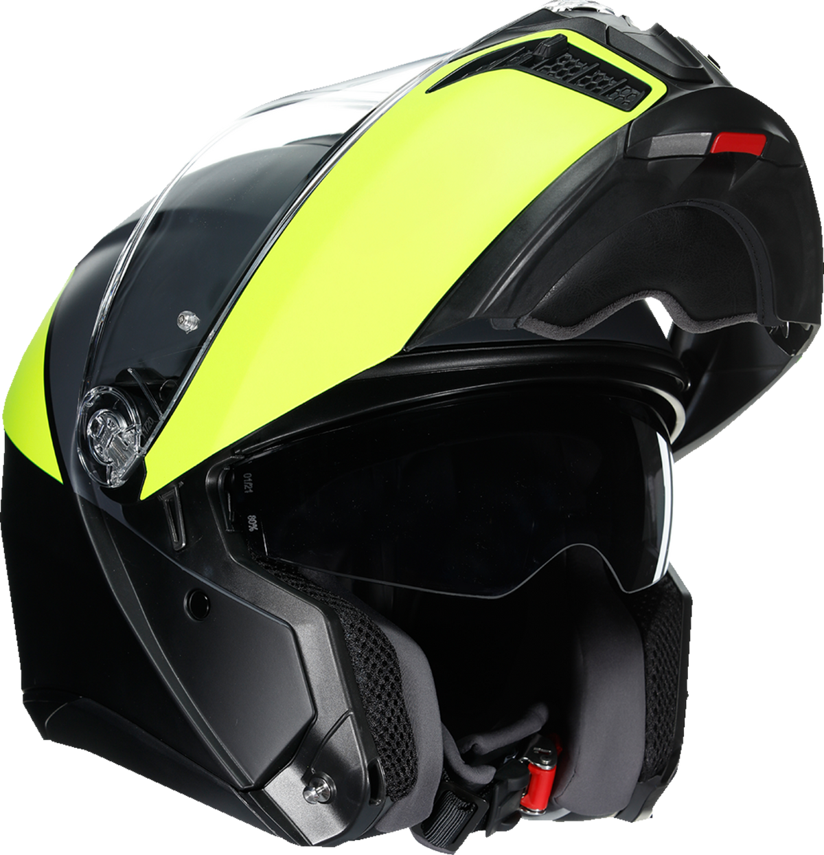 AGV Tourmodular Helmet  Balance  Black/Yellow Fluo/Gray