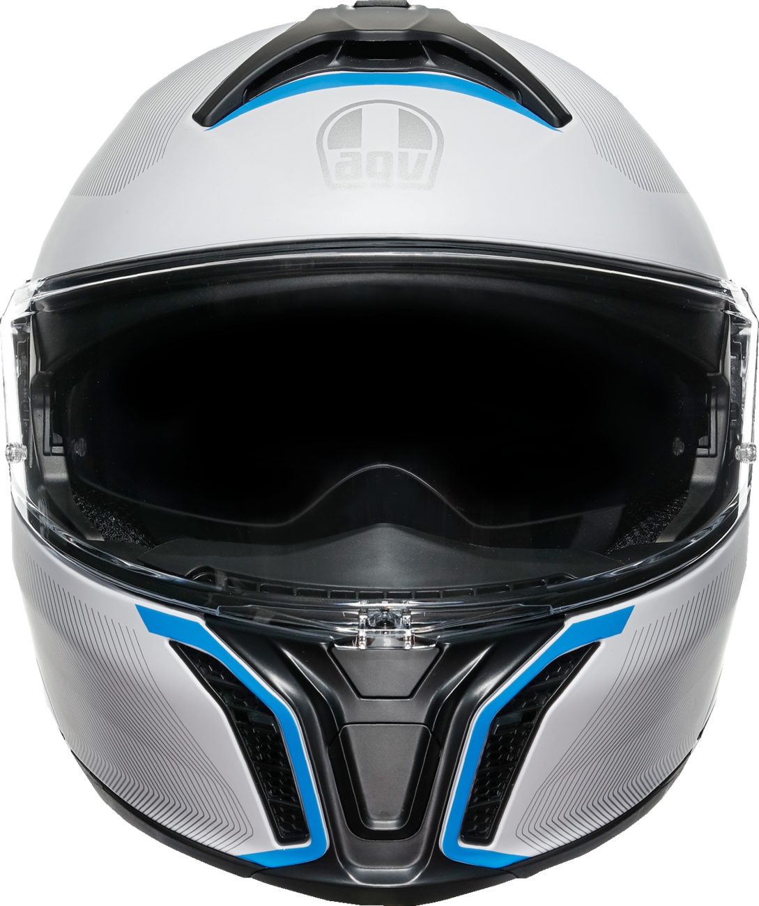 AGV Tourmodular Helmet  Frequency  Light Gray/Blue