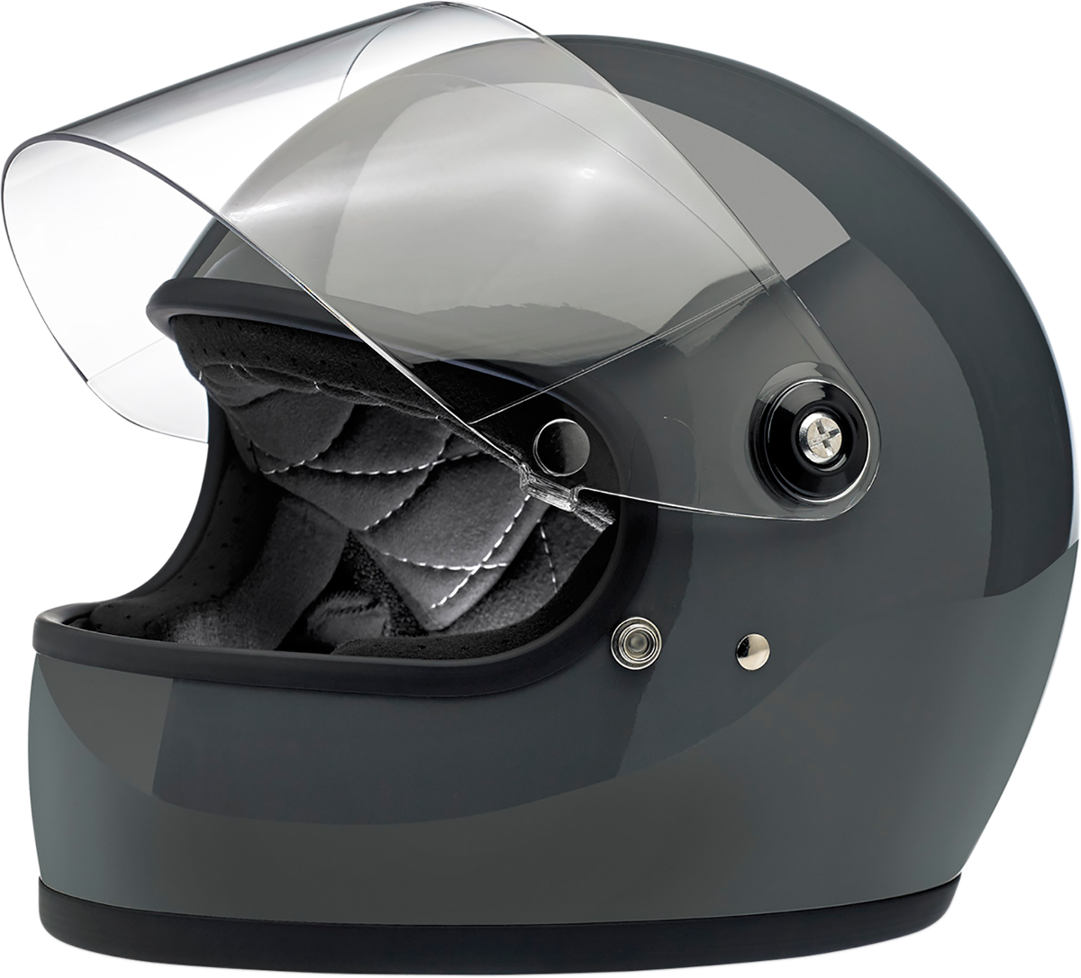 BILTWELL Gringo S Helmet  Gloss Storm Gray