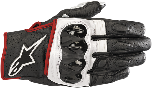 ALPINESTARS Celer V2 Gloves  Black/White/Fluo Red